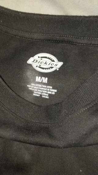 Camisetas Dickies Talla M (Negra y Gris)