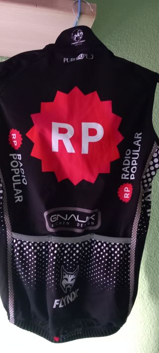 Chaleco equipo ciclista