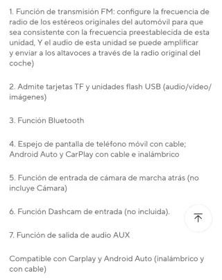 Radio Coche CarPlay Android Auto 7