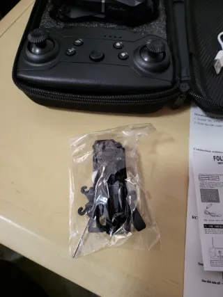 Dron Pro Plegable Negro con Mando