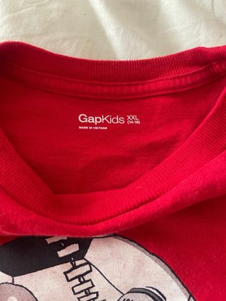 Camiseta Gap Manga Larga Balón Fútbol
