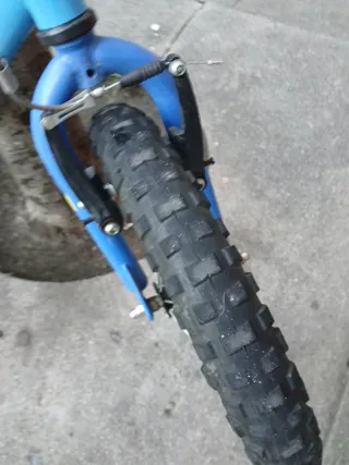 Bicicleta infantil azul