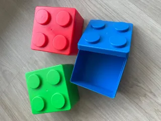 Cajas Bloques Construcción Plástico