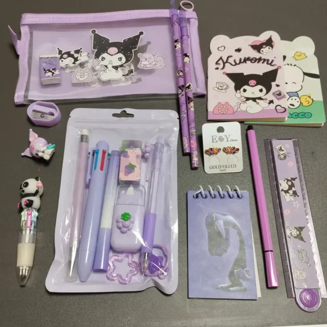 Pack Sanrio Kuromi papelería