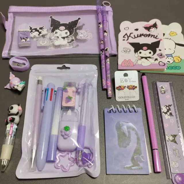 Pack Sanrio Kuromi papelería