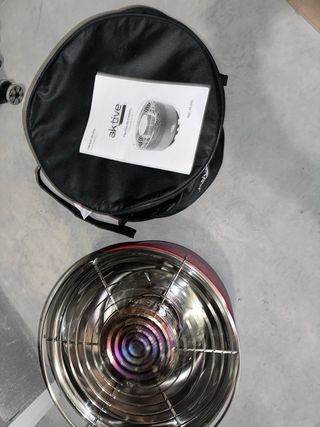 Barbacoa senza fumo con ventilatore