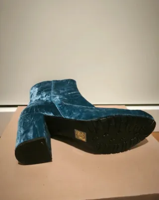 Botines de terciopelo