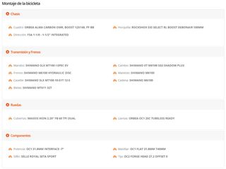 Orbea ALMA M30 2021 29” Talla “M”