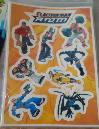 Pegatinas Action Man
