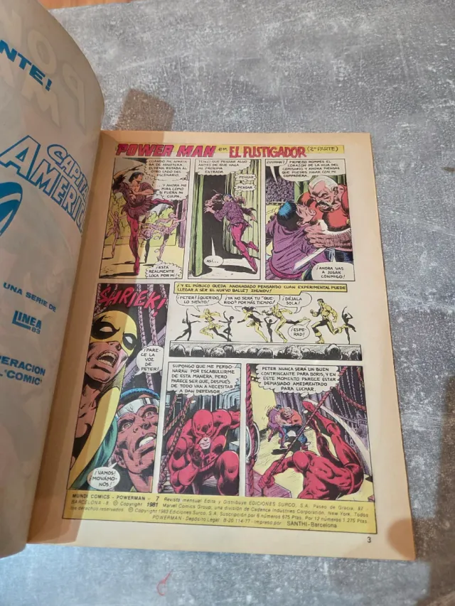 Coleccion Comic POWER MAN Linea Surco 1981