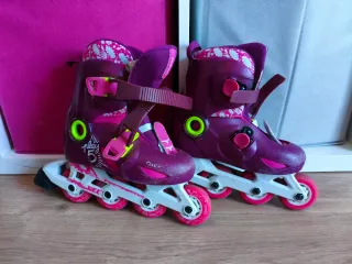 2 pares patines en línea infantiles