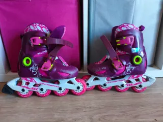 2 pares patines en línea infantiles