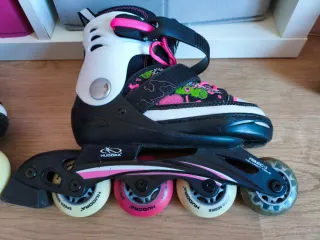 2 pares patines en línea infantiles