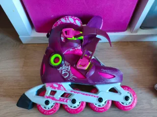 2 pares patines en línea infantiles