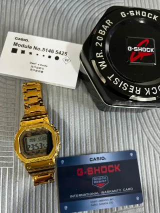 Relógio Casio G-Shock Dourado