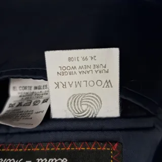 Traje de hombre azul