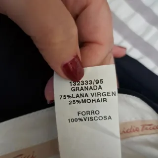 Traje de hombre azul