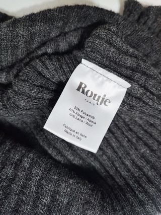 Rouje/ Will Jersey cuello vuelto gris alpaca 38