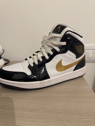 Nike Jordan 1 Mid Scarpa Viola Nera