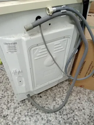 Lavadora Carga Frontal Blanca