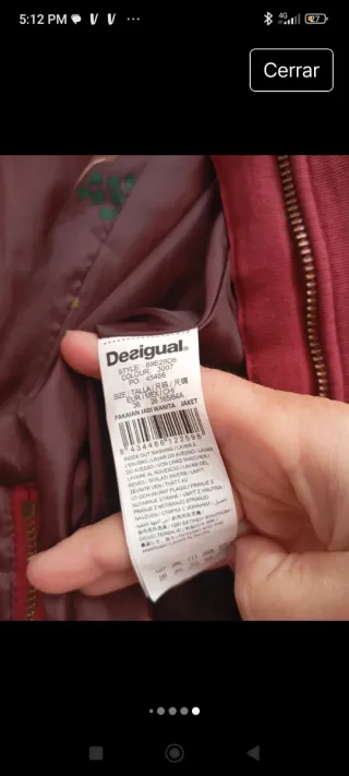 Chaqueta chaleco acolchado con pelo