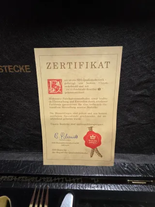 Cubertería SBS Bestecke Solingen Original