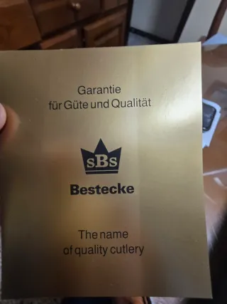 Cubertería SBS Bestecke Solingen Original