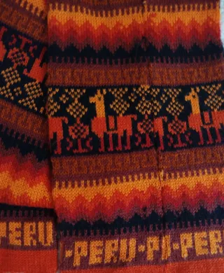 Bufanda alpaca hecha a mano