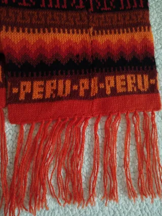 Bufanda alpaca hecha a mano