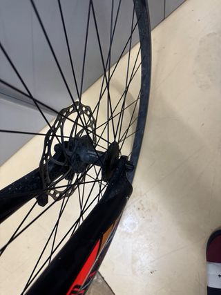 Llanta 29 y horquilla cierre rápido