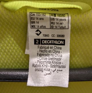 Chaqueta esquí Decathlon 900 -Talla 14- COMO NUEVA