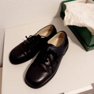 Zapatos colegiales ceremonia niño azul marino 37