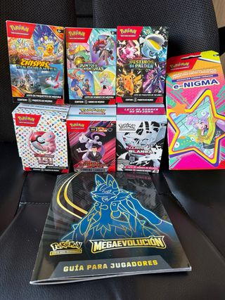 Lote Cajas Vacías Pokémon TCG Varias Expansiones
