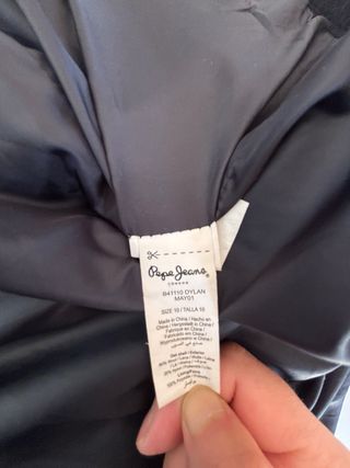 Abrigo Pepe Jeans Niño Gris