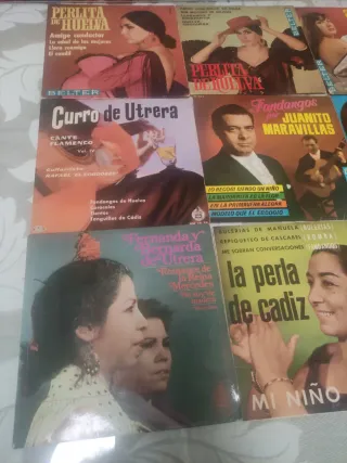 9 Vinilos Flamenco 45rpm