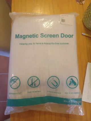 Puerta Malla Magnética Mosquitera de 120x190