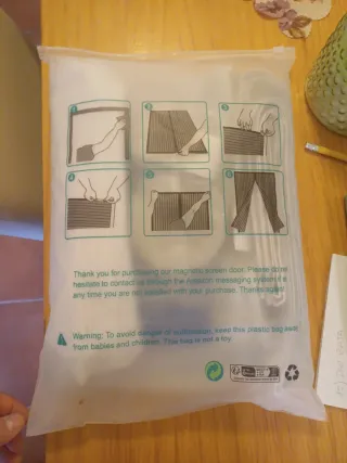 Puerta Malla Magnética Mosquitera de 120x190