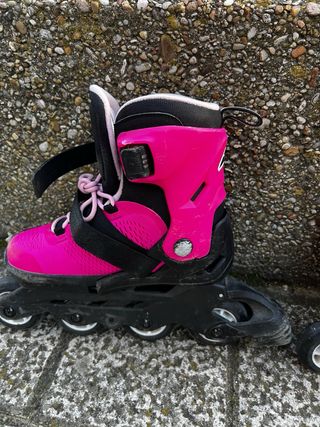 Patines en línea Rollerblade rosas niña