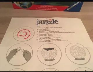 Ravensburger Puzzle 3D Globo Geográfico 180 piezas