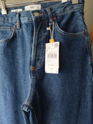 Vaqueros anchos Mango talla 36 nuevos