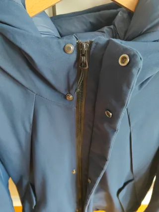 Abrigo Zara Hombre Azul Marino.