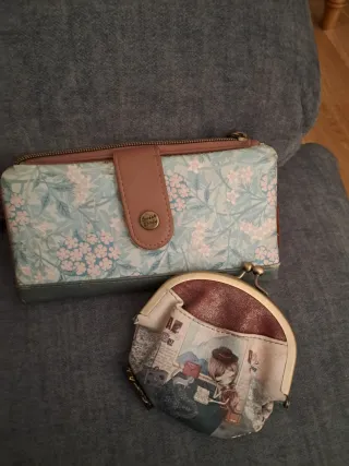 Cartera y monedero Sweet Candy floral