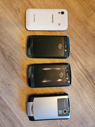 Lote teléfonos Móviles BlackBerry y Samsung