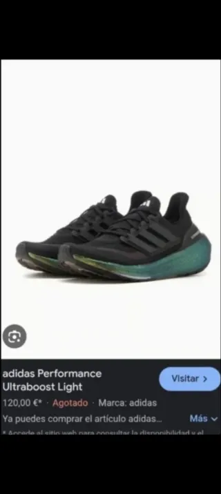 Zapatillas Adidas Ultraboost Light Negras