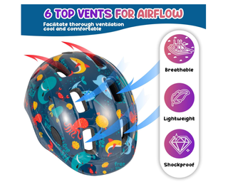 Casco Bici Bambino Mare Certificato