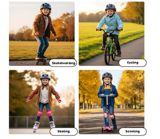 Casco Bici Bambino Mare Certificato