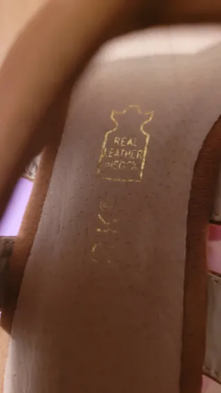 Sandalias de plataforma marrones