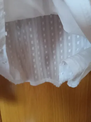 Blusa plumeti blanca Shein Talla S 36