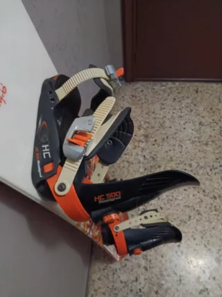 Tabla de Snowboard con Fijaciones