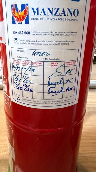 4 Extintores 6kg Polvo ABC